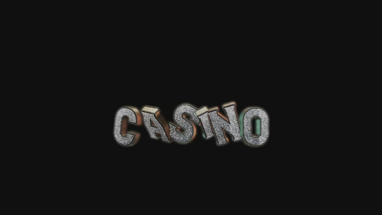 Casino lights 3D title