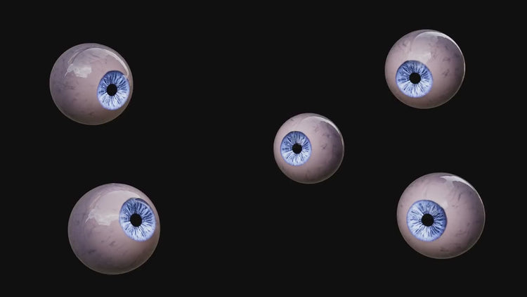 Floating eyes 3D overlay