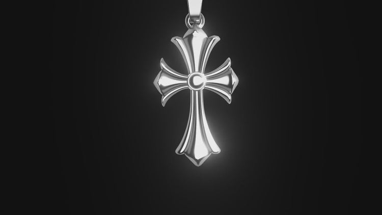 Chrome cross chain 3D transition