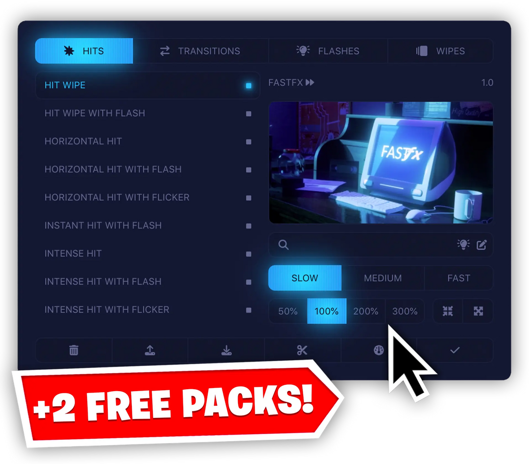 FastFX + 2 Free Packs TINY TAPES