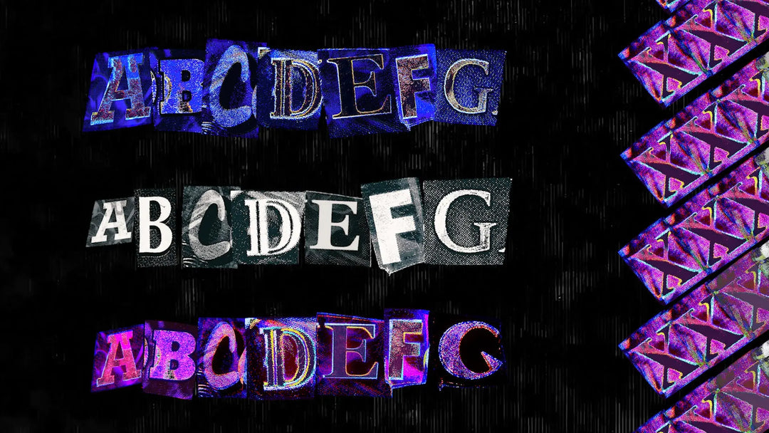 SCRAP BOOK MOTION FONT Tiny Tapes