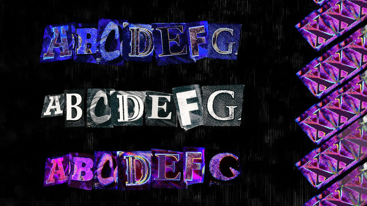 SCRAP BOOK MOTION FONT Tiny Tapes